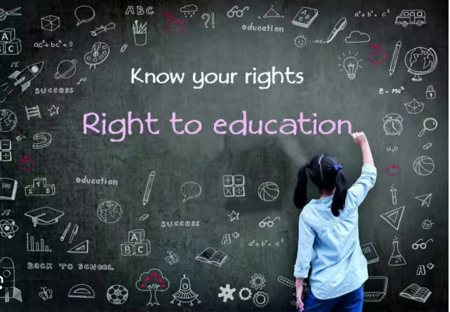 Indian children in classroom - Right to Education