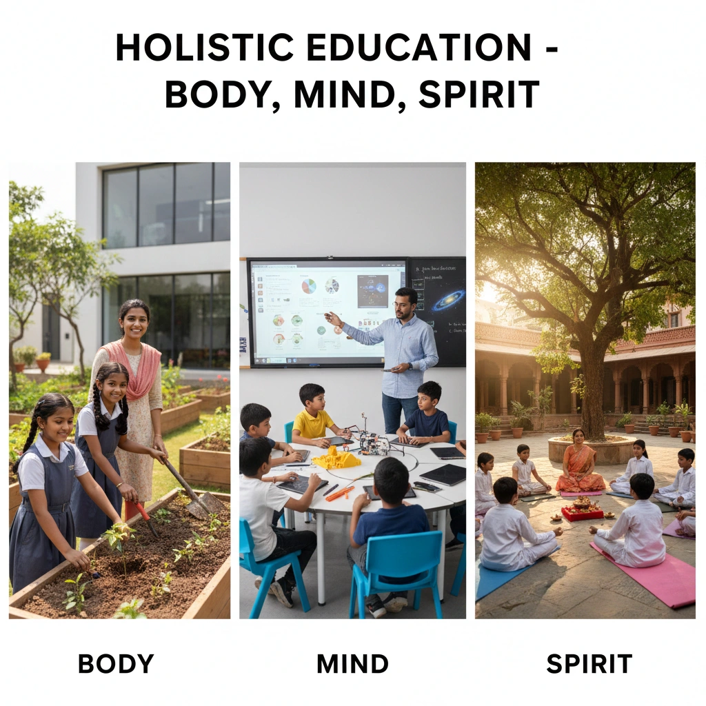 Mahatma Gandhi's vision of holistic education - body mind and spirit