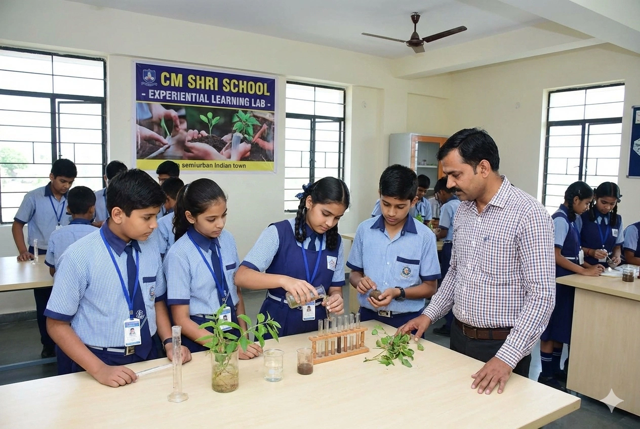 Students engaged in experiential learning