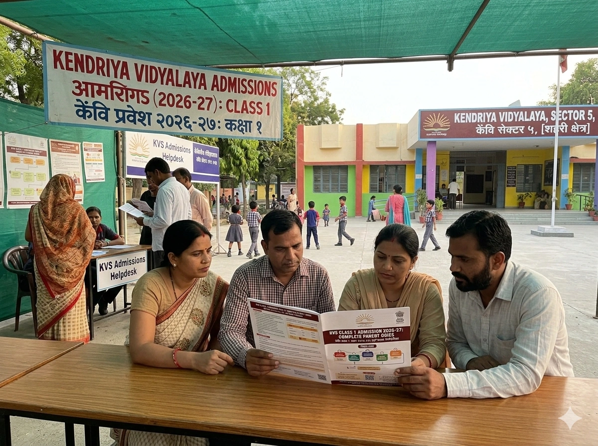 Kendriya Vidyalaya Class 1 Admission 2026-27 complete parent guide KVS admission process