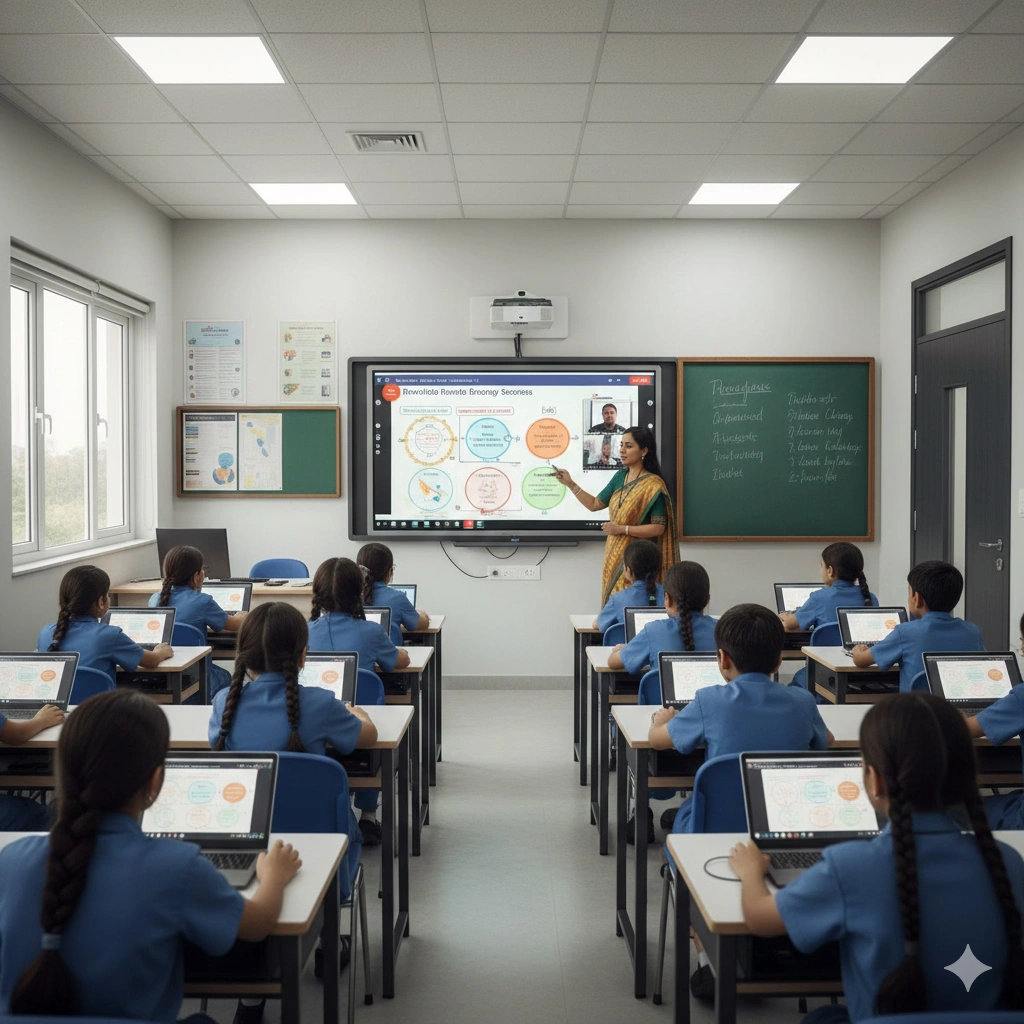 Digital learning initiatives at Navyug Schools