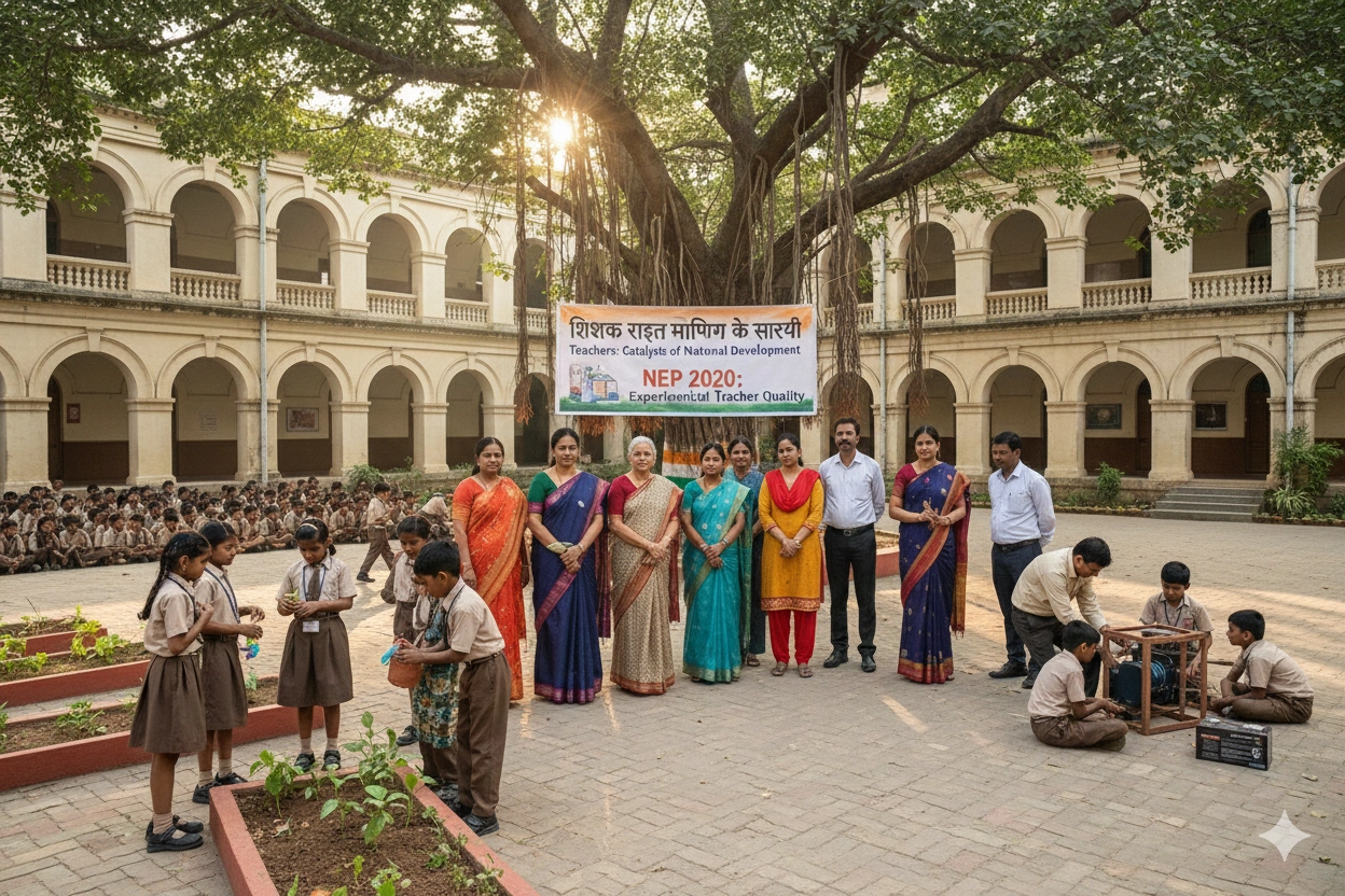Role of teachers in India's national development — NEP 2020 experiential learning and teacher quality