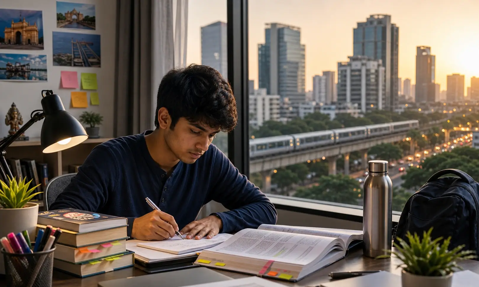 Student utilizing exams for progress and discipline
