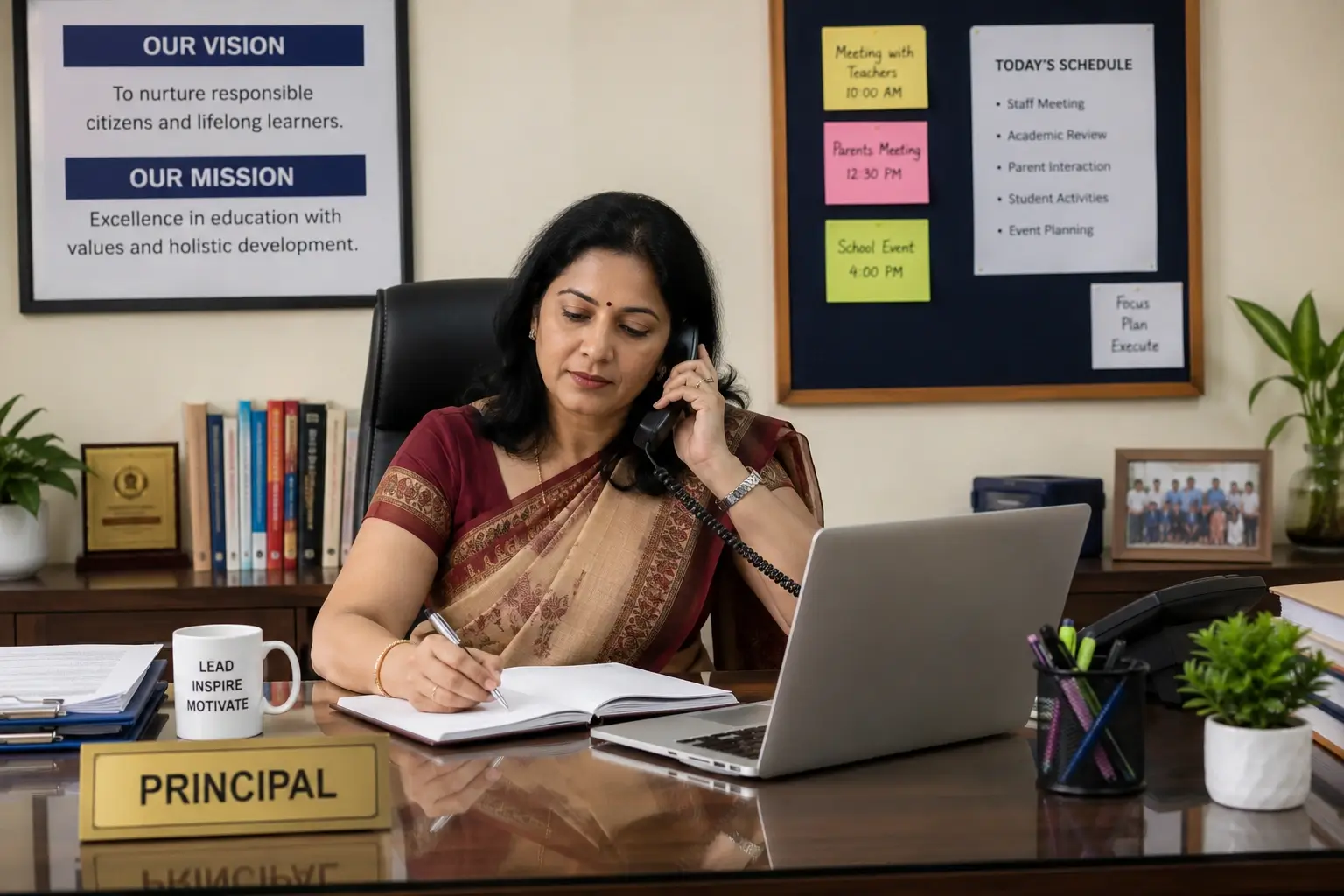 Modern Indian school principal leadership