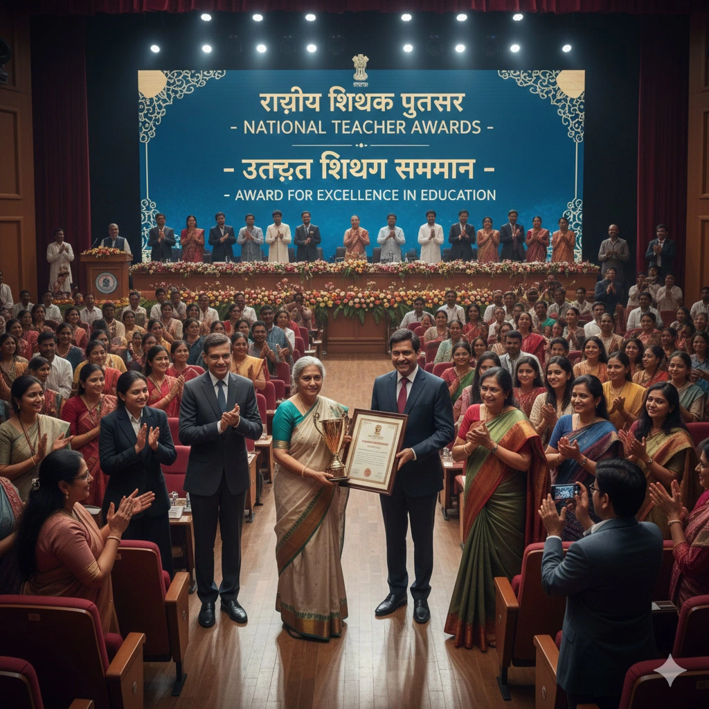 Teacher recognition and awards program